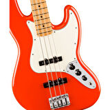 Fender Player II Jazz Bass Akçaağaç Klavye Coral Red Bas Gitar