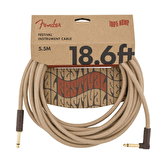 Fender 18.6 ANG CABLE PURE HEMP NAT