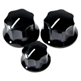 Fender Pure Vint. \'60s Jazz Bass Knobs BLK