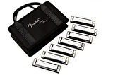 Fender Blues Deluxe Harmonicas 7-Pack with Case Mızıka Seti