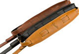 Fender Mustang Leather Saddle Strap - Standard Black Gitar Askısı