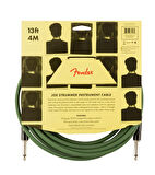 Fender Joe Strummer Pro Instrument Cable, Drab Green Enstrüman Kablosu (4 metre)