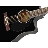 Fender CD-60SCE WN BLK Elektro Akustik Gitar (KILIF+ASKI+JAK+PENA)