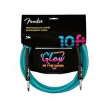 Fender Professional Fosforlu Mavi 5m Enstrüman Kablosu