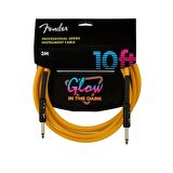 Fender Professional Fosforlu Turuncu 5m Enstrüman Kablosu