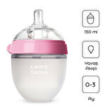 Comotomo Antikolik Silikon Biberon 150 ml 0-3 Ay Pembe