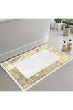 Banyo Paspası, Yumuşak Banyo Halısı, Kaymaz Dot Tabanlı, Yıkanabilir - 60x100