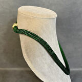 Uretti - Ege 7366 1497 El Yapımı Kum Boncuk Kolye  / 22 cm