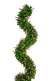 Yapay Ağaç Spiral Pembe Mineli Şimşir Ağacı 160cm Bambu Saplı Salon Bitkisi