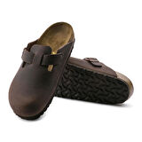 Birkenstock 159713 Boston Soft Footbed Leoi Habana Kadın Terlik