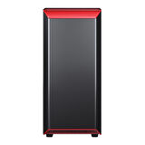 Phanteks Eclipse P300 Mid Tower Bilgisayar Kasası, Temperli Cam - Kırmızı/Siyah