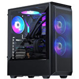Phanteks Eclipse P300A Mesh Ön Panel, Temperli Cam, Mid Tower Gaming Oyuncu Bilgisayar Kasası - Saten Siyah