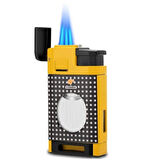CM0650 3 Jet Torch Kesicili Puro Çakmağı Sarı