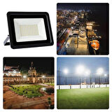 Maxled MX-2096B - 100W 6500K Ilık Beyaz | Slim Kasa SMD Led Projektör