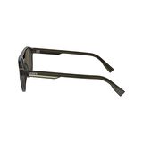 Lacoste L6008S 035 53 Erkek Oval Şeffaf Füme Kemik Güneş Gözlüğü