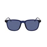 Lacoste L 6029S 410 53 Erkek Oval Mavi Kemik Güneş Gözlüğü