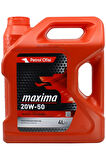 Maxima 20w50 Motor Yağı 4 Litre Üretim Yılı:2025