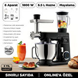 KİNGPRO MODORE DAMBOO KSM4001 MUTFAK ŞEFİ-SİYAH
