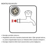 Avantaj Paketi (10’lu) Bahçe Musluğu Gömme Debi Regülatörü 12 L/DK | R1/2 | %45 Su Tasarrufu