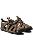 Keen Clearwater Cnx Leather Erkek Sandalet 1013106 - Kahverengi