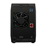 Asustor AS3302T Realtek RTD1296 2 Yuvalı (2x18TB Desteği) 2GB DDR4 2.5GBE Nas Depolama Ünitesi