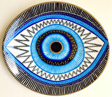 Araba leptop Duvar İçin Nazar Sticker  etiket 16Cm ve 6CM 2 Adet md2