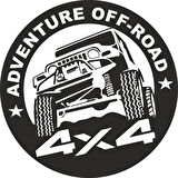 Aventure Off Road Araba Sticker Etiket Yapıştırma 17Cm