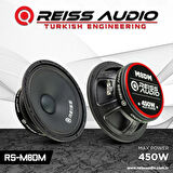 REİSS AUDİO RS-M8DM-450W MAX-GERÇEK 150W RMS-ÜST SERİ-PROFESYONEL - EFSANE 20 CM MİDRANGE HOPARLÖR