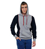 KAPÜŞONLU SWEAT İKİ İPLİK LACİVERT SMALL