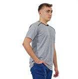 SIFIR YAKA TİŞÖRT PENYE GRİ LARGE