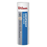 Wilson Dropshot 6'lı Beyaz Badminton Topu WRT6046WH