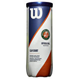 Wilson WRT125000 Roland Garros Clay Court ITF Onaylı 3 lü Tenis Topu