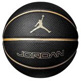 JORDAN LEGACY 2.0 8P DEFLATED BLACK/BLACK/BLACK/METALLIC GOL Basketbol Topu 7 Numara