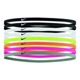 Nike NIKE SKINNY HEADBANDS 8 PK Siyah-Beyaz Kadın Saç Bandı