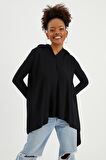 SİYAH SALAŞ SWEATSHIRT 