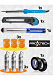 Full Set Lehim Makinesi - Kalem Havya -leyim Tel -pasta Full Set-fırsat Paket