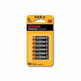 Kodak Xtralife Alkaline Pil AAA 4+2