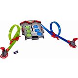 Hot Wheels Track Builder Bloklu Köprü Yarışı Oyun Seti FDF27