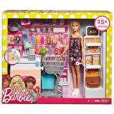 Barbie Süpermarkette Oyun Seti
