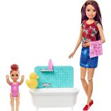 Barbie Bebek Bakıcısı Bebeği Minik Bebekler ve Ban