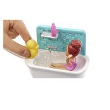 Barbie Bebek Bakıcısı Bebeği Minik Bebekler ve Ban