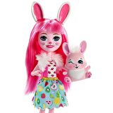 Mattel  Enchantimals Bebek Bree Bunny & Twist DVH87 FXM73 Lisanslı Ürün