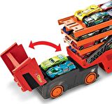 Hot Wheels Mega Tır Kırmızı/Turuncu GHR48 Lisanslı Ürün