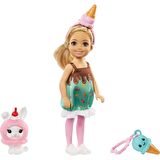 Barbie Kostümlü Chelsea ve Hayvancığı Oyun Setleri