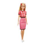 Barbie Fashionistas Kırmızı Ekoseli FBR37 GRB59 Lisanslı Ürün