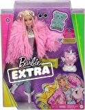 Barbie Extra Pembe Ceketli Bebek GRN28