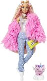 Barbie Extra Pembe Ceketli Bebek GRN28