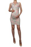 LuvmaBelly  Maternity 5511 Çiçekli Lohusa Emzirme 