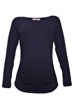 LuvmaBelly 2301-2309 Pamuklu Uzun Kollu Hamile T-S