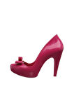 Mel By Melissa Rasberry II 32127 Pink Pembe Platform Topuklu PVC Kurdele Detaylı Kadın Ayakkabı